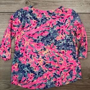 Lilly Pulitzer Shirts & Tops - LILLY PULITZER size 4 to 5 button 3/4 sleeve shirt Lilly Pulitzer Shirts & Tops - LILLY PULITZER size 4 to 5 button 3/4 sleeve shirt